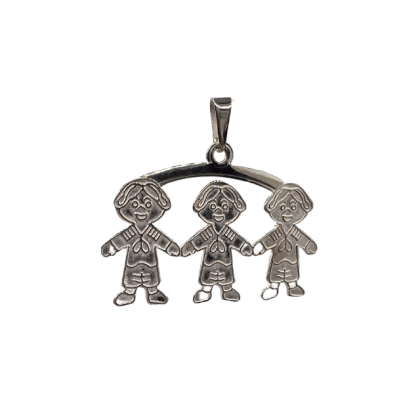 Colgante 3 Niños Con Uniforme
