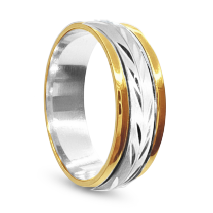 Anillo Compromiso Media Espiga 7mm