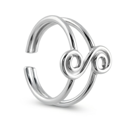 Anillo Midi Espiral