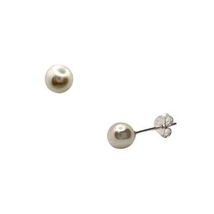 Aro Apegado Perla Fantasía 4mm