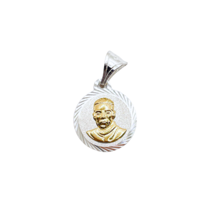 Colgante Plata con Oro Padre Hurtado