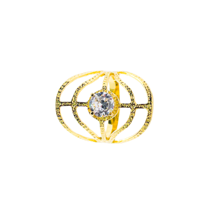 Anillo Dorado Circón