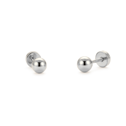 Aros Abridores Plata 925 - Pelota 4.5mm