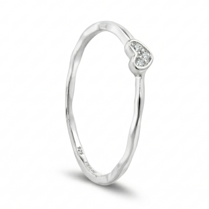Anillo Corazón Micro Circón
