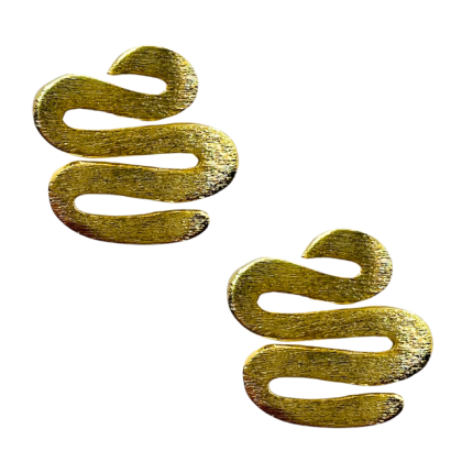 Aro Apegado Dorado Serpiente 17mm
