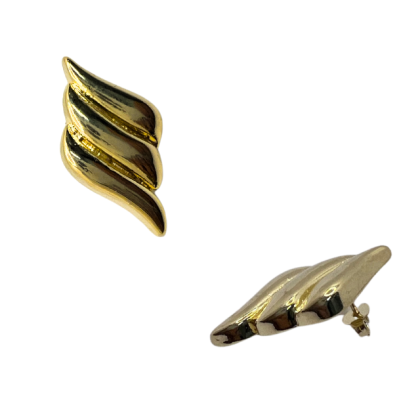 Aro Apegado Dorado Líneas 29mm