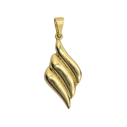 Colgante Dorado Líneas