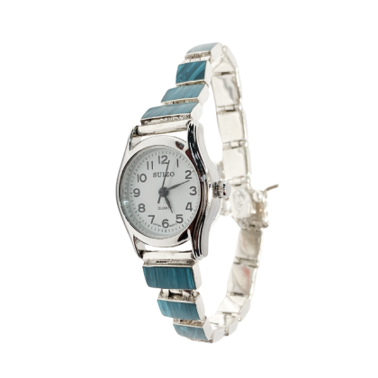 Reloj de Plata Piedra Crisocola