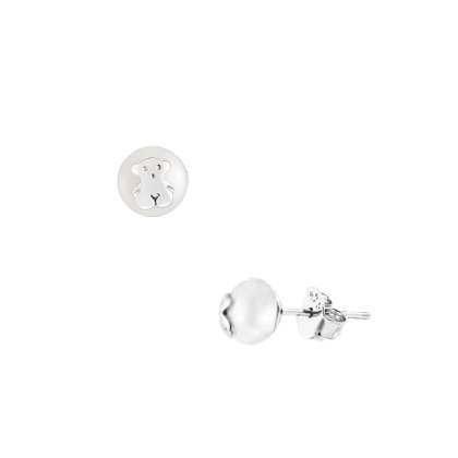 Aro Apegado Perla Estilo Oso 8mm