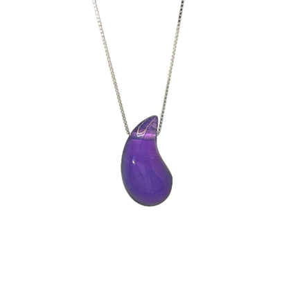 Collar 45cm Colgante Gota de piedra