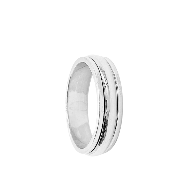 Anillo De Plata Esterlina 925 Liso Con Diseño Escorpión Para Hombre - Hecho A Mano En Bulgaria