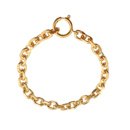 Pulsera Dorada Eslabón⭐