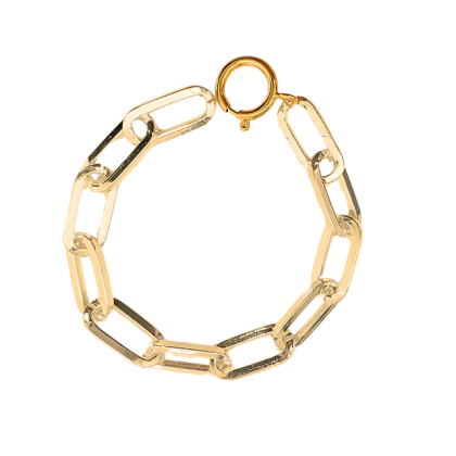 Pulsera Dorada Eslabón⭐