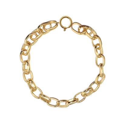 Pulsera Dorada Eslabón⭐