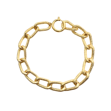 Pulsera Dorada Eslabón⭐