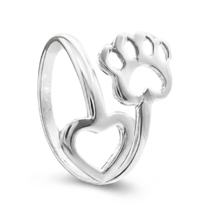 Anillo Huella y Corazón