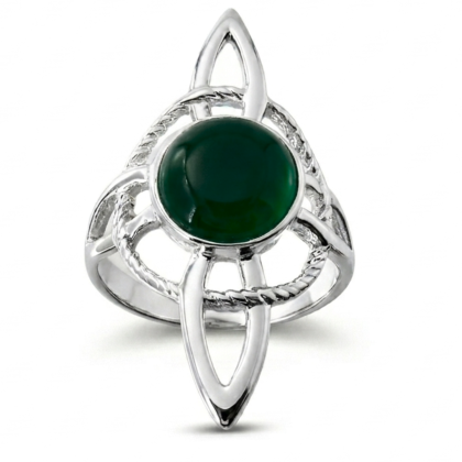Anillo Nudo de Bruja Piedra (Colores varios)