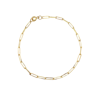 Pulsera Dorada Eslabón 21cm