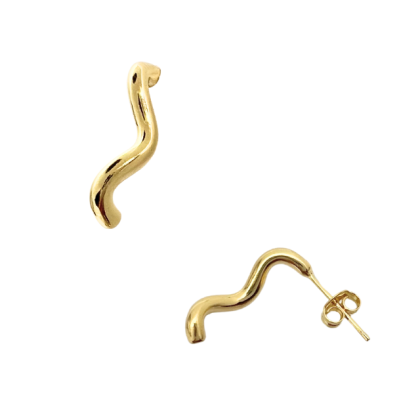 Aro Apegado Dorado Lineal 19mm