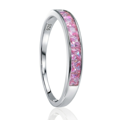 Anillo Cintillo Rosa