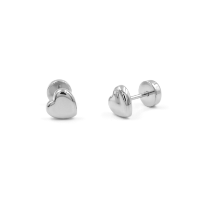 Aros Abridores Plata 925 - Corazón