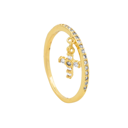 Anillo Dorado Cintillo