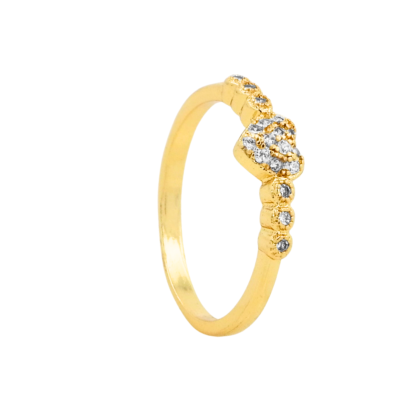 Anillo Dorado Corazón