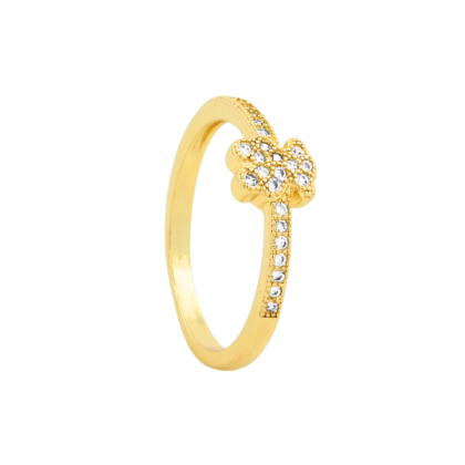 Anillo Dorado Estilo Oso