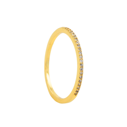 Anillo Dorado Cintillo