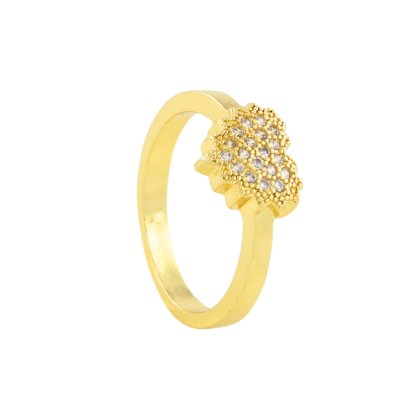 Anillo Dorado Corazón