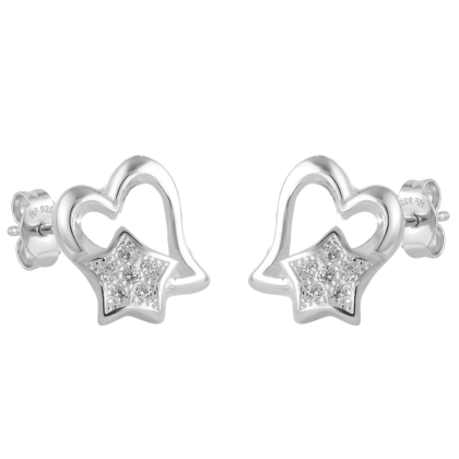 Aro Apegado Corazón Estrella 9mm