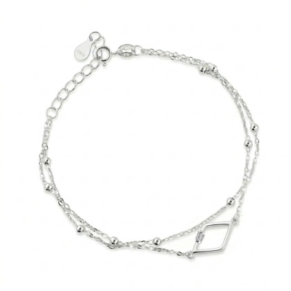 Pulsera Rombo 17cm