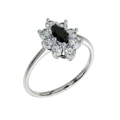 Anillo Lady Negro