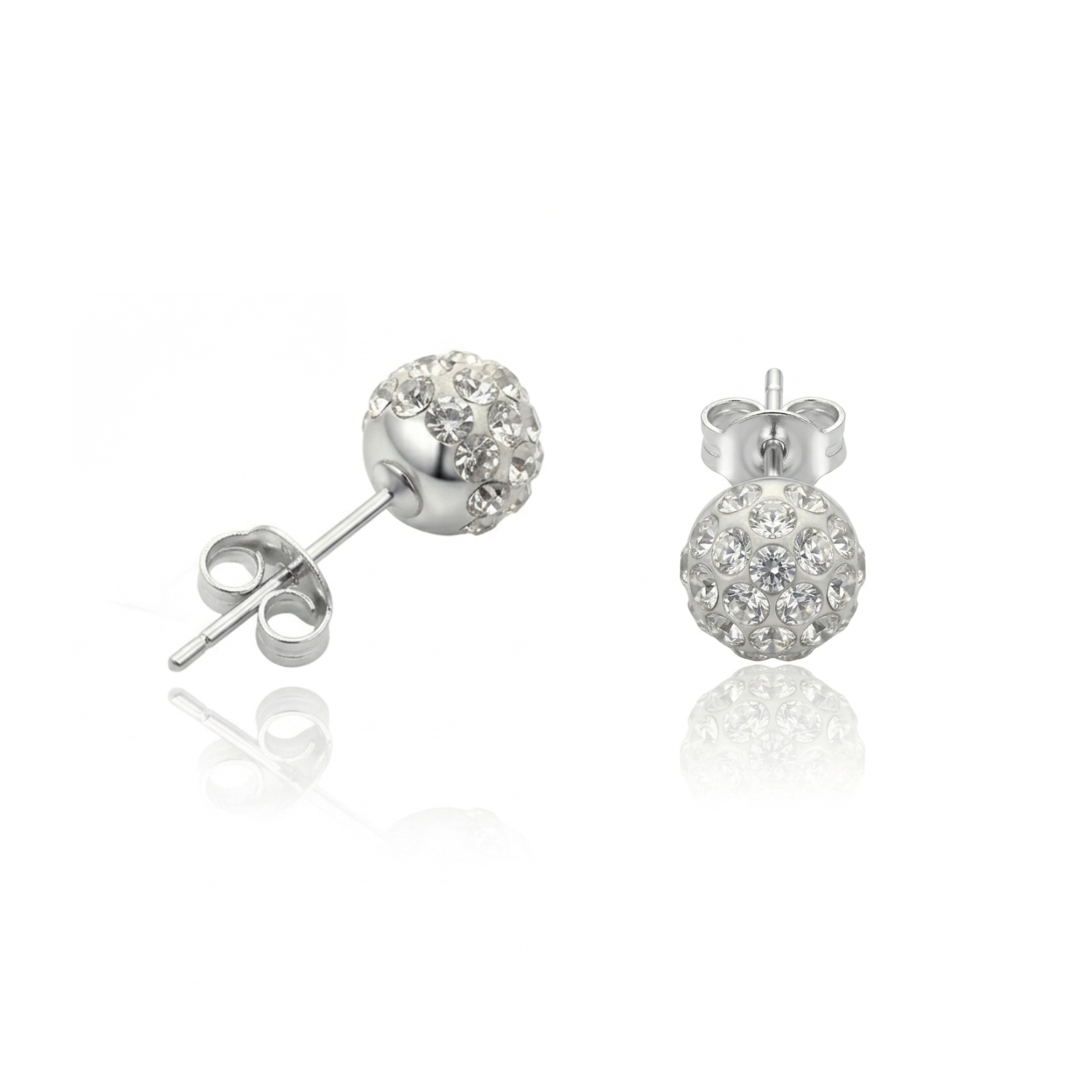 Aro Apegado Pelota Strass 6mm