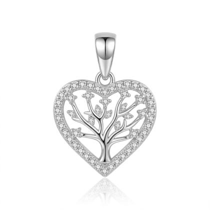 Colgante Micro circón Corazón