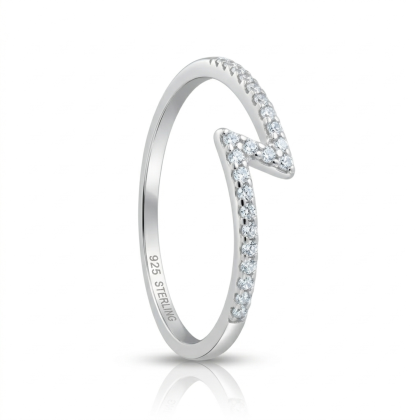 Anillo Rayo Micro Circón