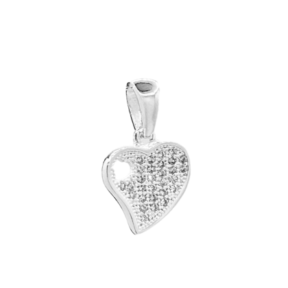 Colgante Micro Circón Corazón