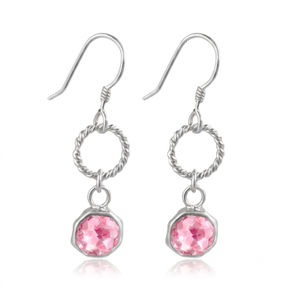 Aro Colgante Cristal