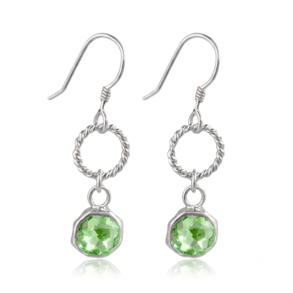 Aro Colgante Cristal
