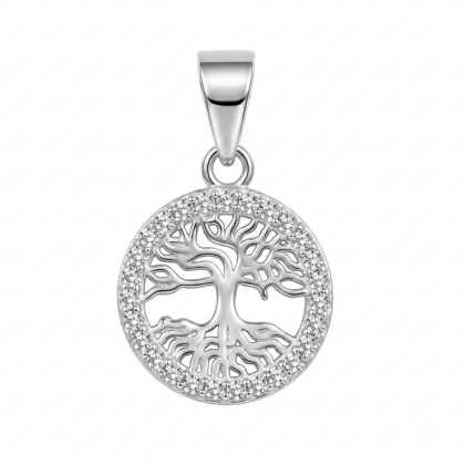 Colgante Micro Circón Árbol de la Vida