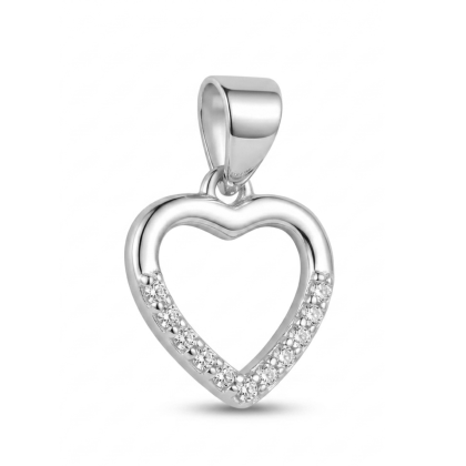 Colgante Micro Circón Corazón