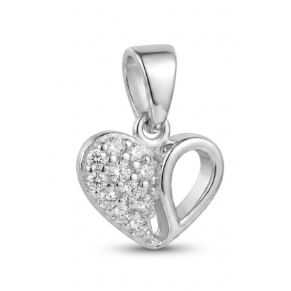 Colgante Micro Circón Corazón
