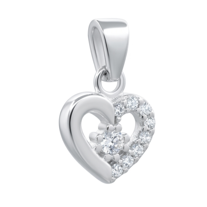 Colgante Micro Circón Corazón
