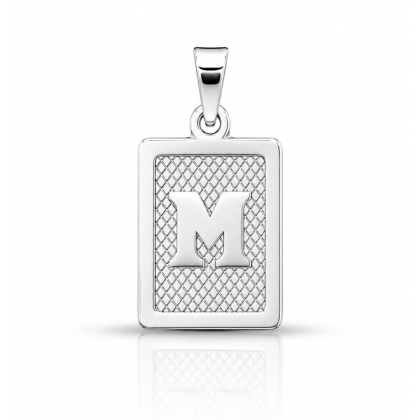 Letra Placa Rectangular - M