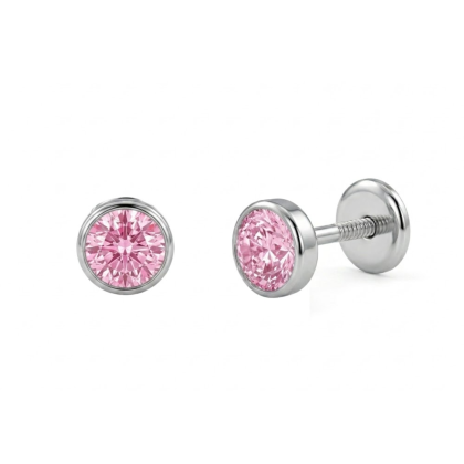 Aro Tope Circón Rosa 4.5mm