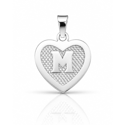 Letra Placa Corazón - M